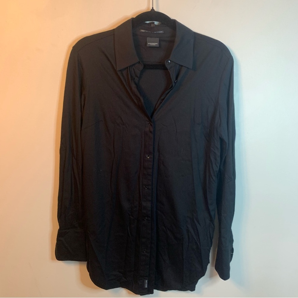 Scotch & Soda Black Button Up Shirt S